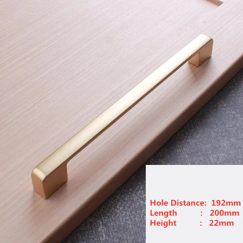 Handles Drawer Cabinet Furniture Kitchen Handles for Cabinet Knob Door Drawer Furniture Kitchen Pearl Golden Simplicity Hardware