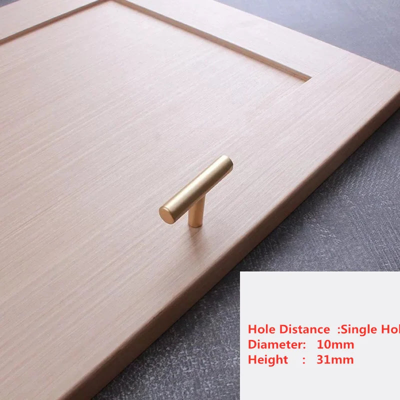 Handles Drawer Cabinet Furniture Kitchen Handles for Cabinet Knob Door Drawer Furniture Kitchen Pearl Golden Simplicity Hardware