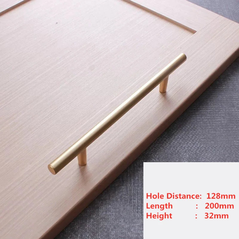 Handles Drawer Cabinet Furniture Kitchen Handles for Cabinet Knob Door Drawer Furniture Kitchen Pearl Golden Simplicity Hardware