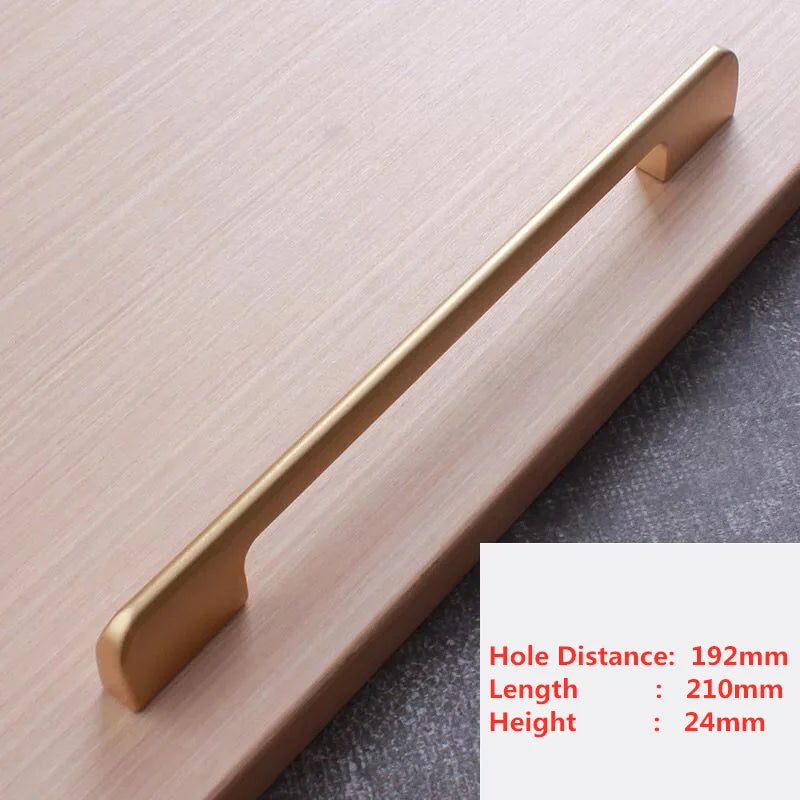 Handles Drawer Cabinet Furniture Kitchen Handles for Cabinet Knob Door Drawer Furniture Kitchen Pearl Golden Simplicity Hardware