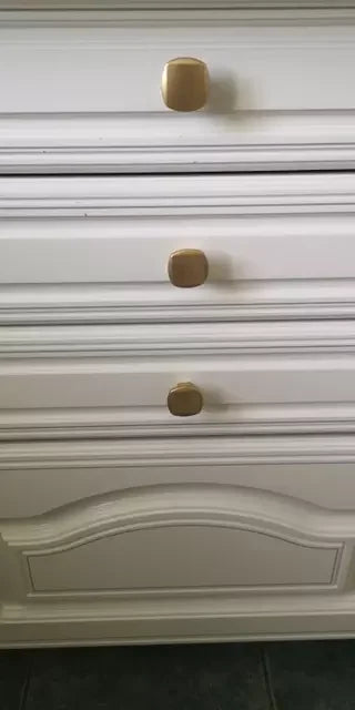 Handles Drawer Cabinet Furniture Kitchen Handles for Cabinet Knob Door Drawer Furniture Kitchen Pearl Golden Simplicity Hardware