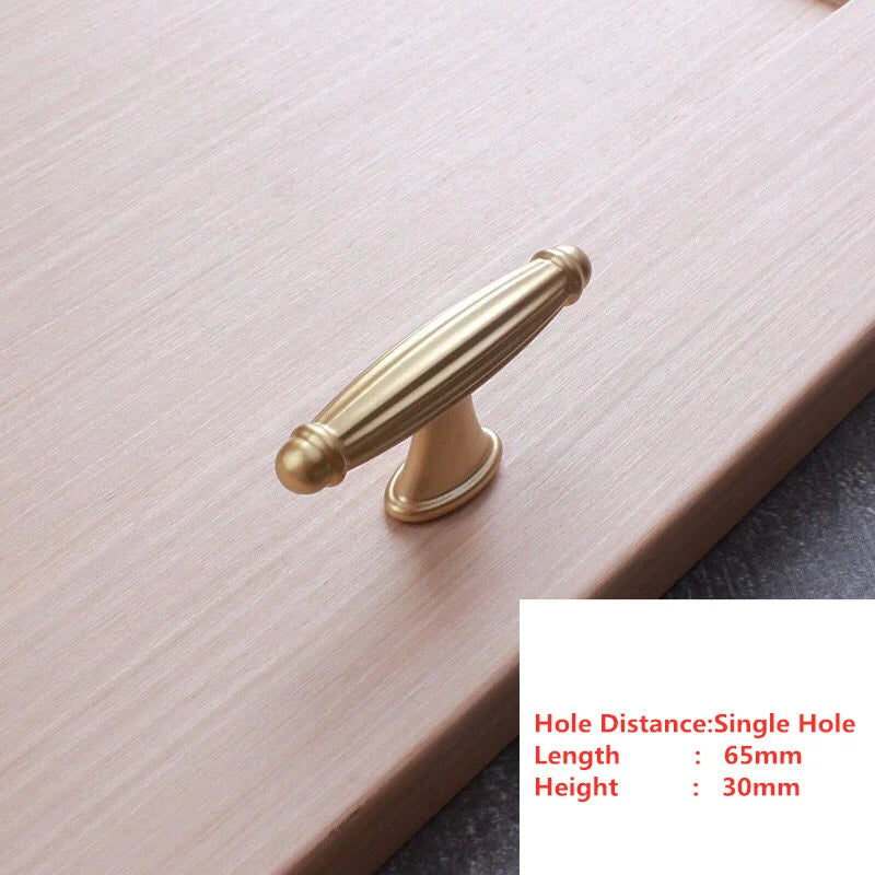 Handles Drawer Cabinet Furniture Kitchen Handles for Cabinet Knob Door Drawer Furniture Kitchen Pearl Golden Simplicity Hardware