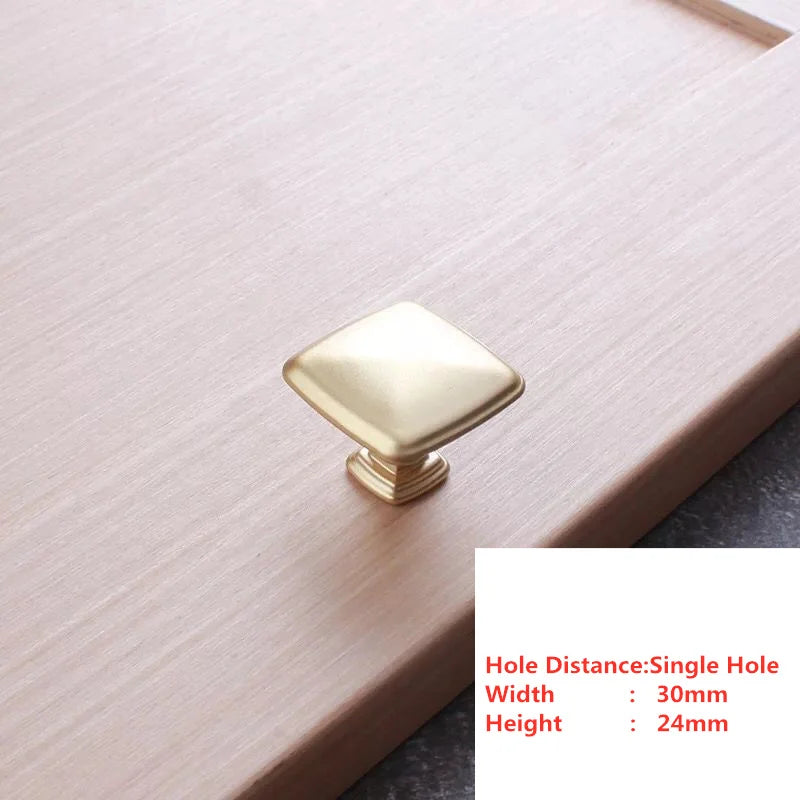 Handles Drawer Cabinet Furniture Kitchen Handles for Cabinet Knob Door Drawer Furniture Kitchen Pearl Golden Simplicity Hardware