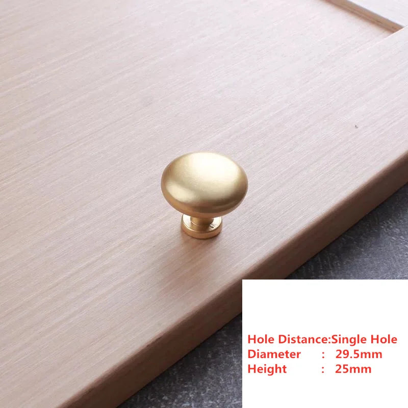 Handles Drawer Cabinet Furniture Kitchen Handles for Cabinet Knob Door Drawer Furniture Kitchen Pearl Golden Simplicity Hardware