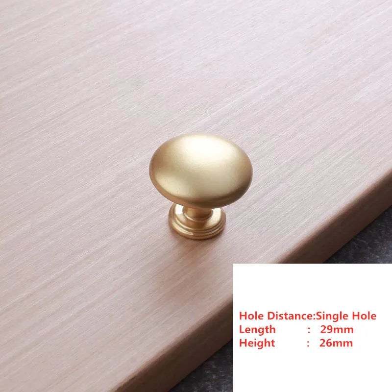 Handles Drawer Cabinet Furniture Kitchen Handles for Cabinet Knob Door Drawer Furniture Kitchen Pearl Golden Simplicity Hardware