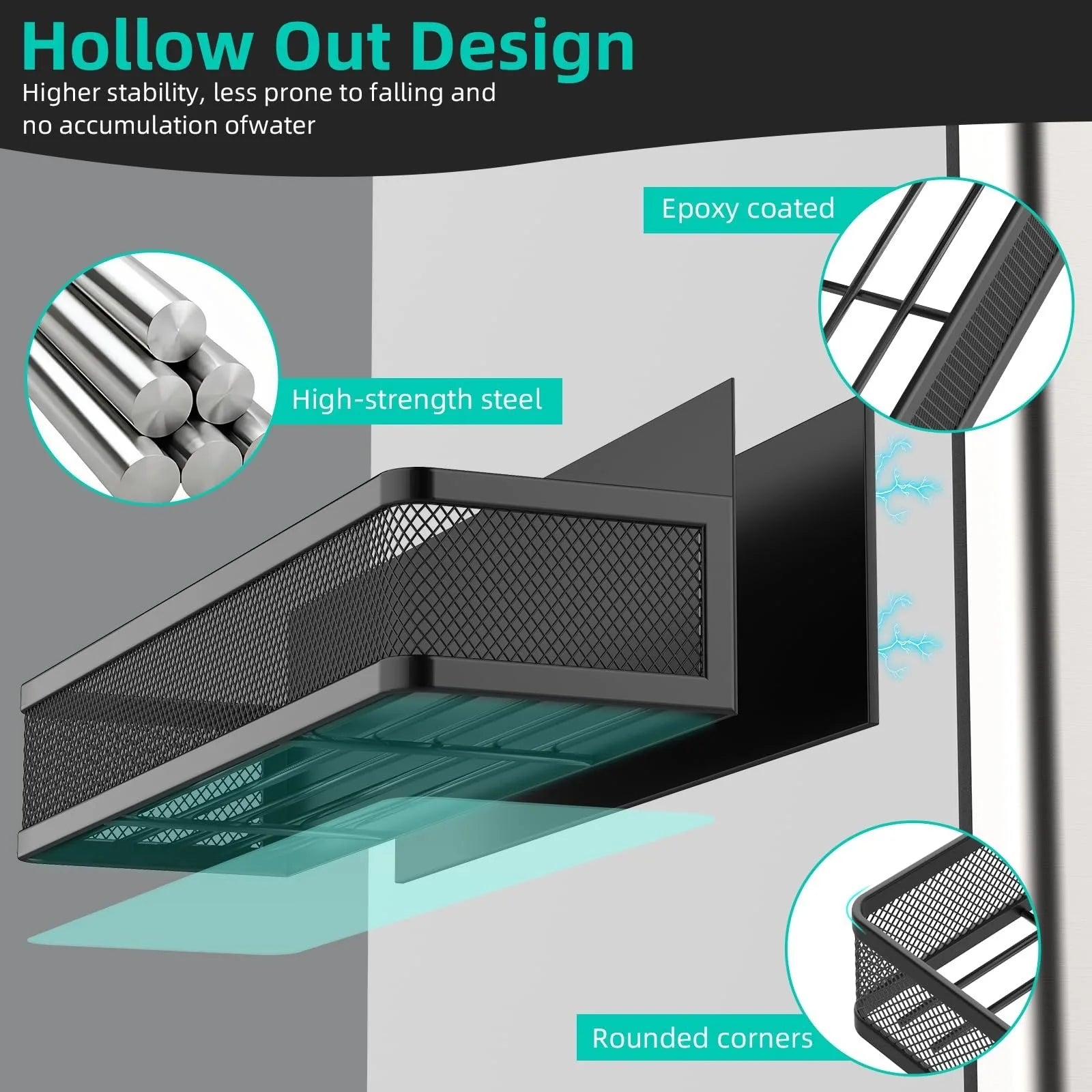 Heavy Duty Magnetic Refrigerator Organizer Shelf with Hooks Expandable Storage Rack for Kitchen Pantry No Drill Space Saver