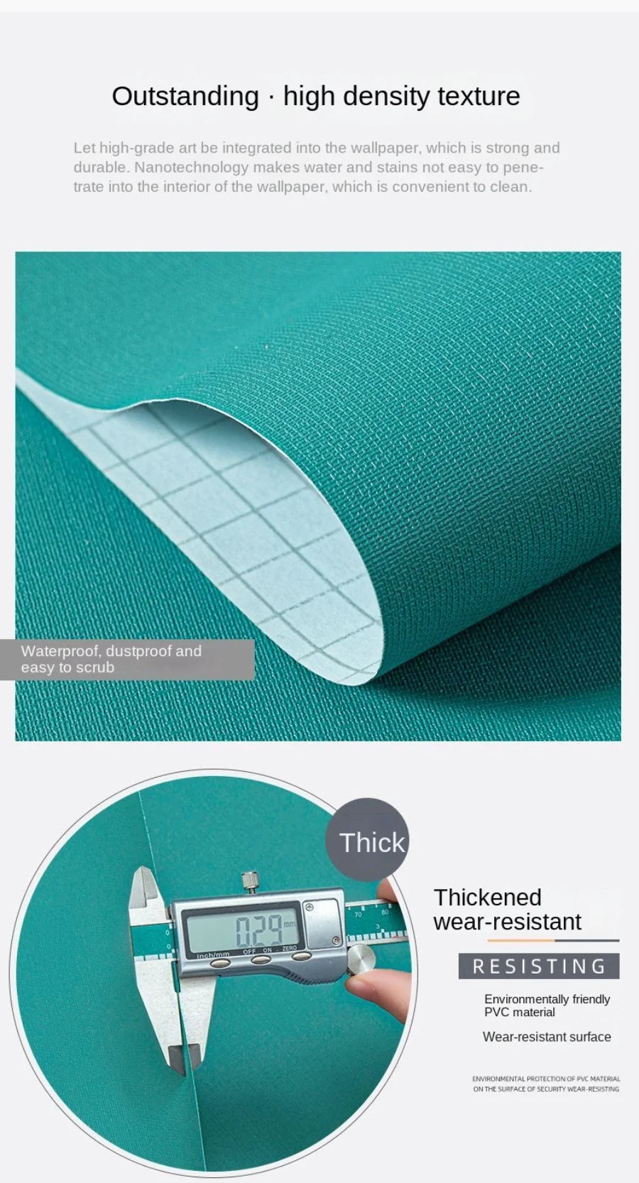 Kitchen Cabinet Self-adhesive Wallpaper Waterproof Oil-proof Thickened Desktop Door Furniture Wall Stickers Formaldehyde-free