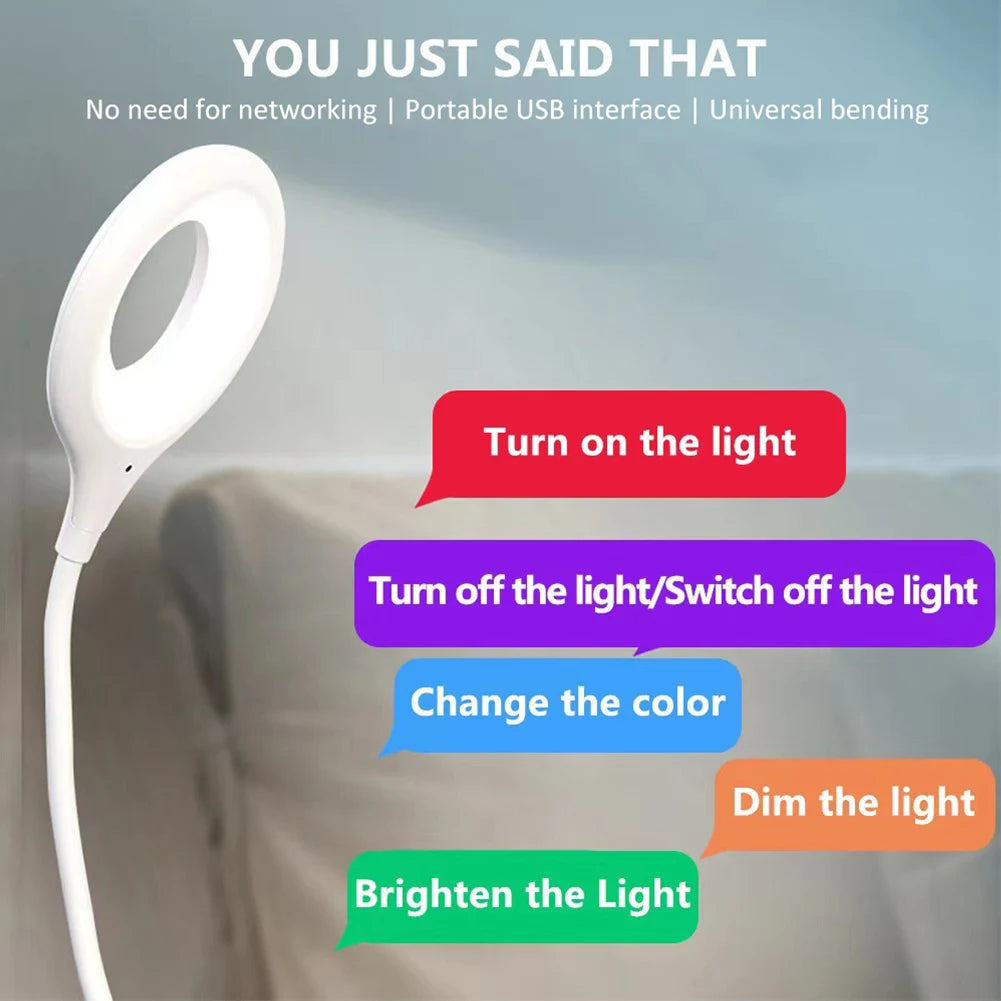 LED Smart Voice Control Night Light USB