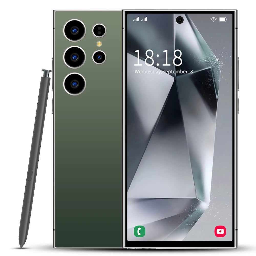 2025New S26 Ultra Original Smartphone 5G Dual SIM Android14 Phone Snapdragon 8th Generation 3 Memory Phone Facial Unlock