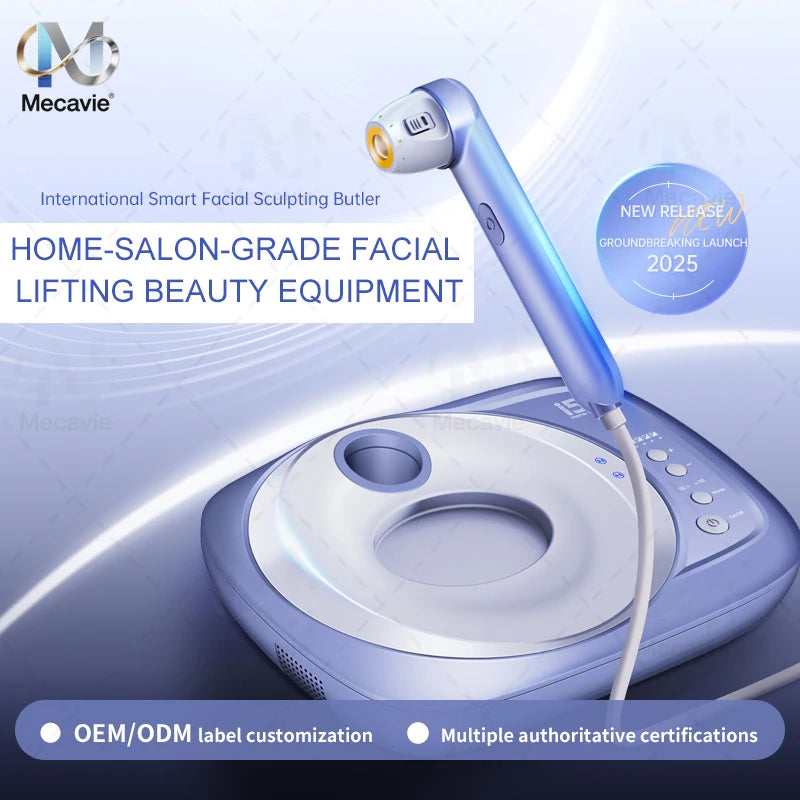 Mini Ultrasonic Face Lifting Device Deeply Stimulates SMAS Layer for V-Line Shaping Wrinkle Removal & Anti-Aging Painless Facial