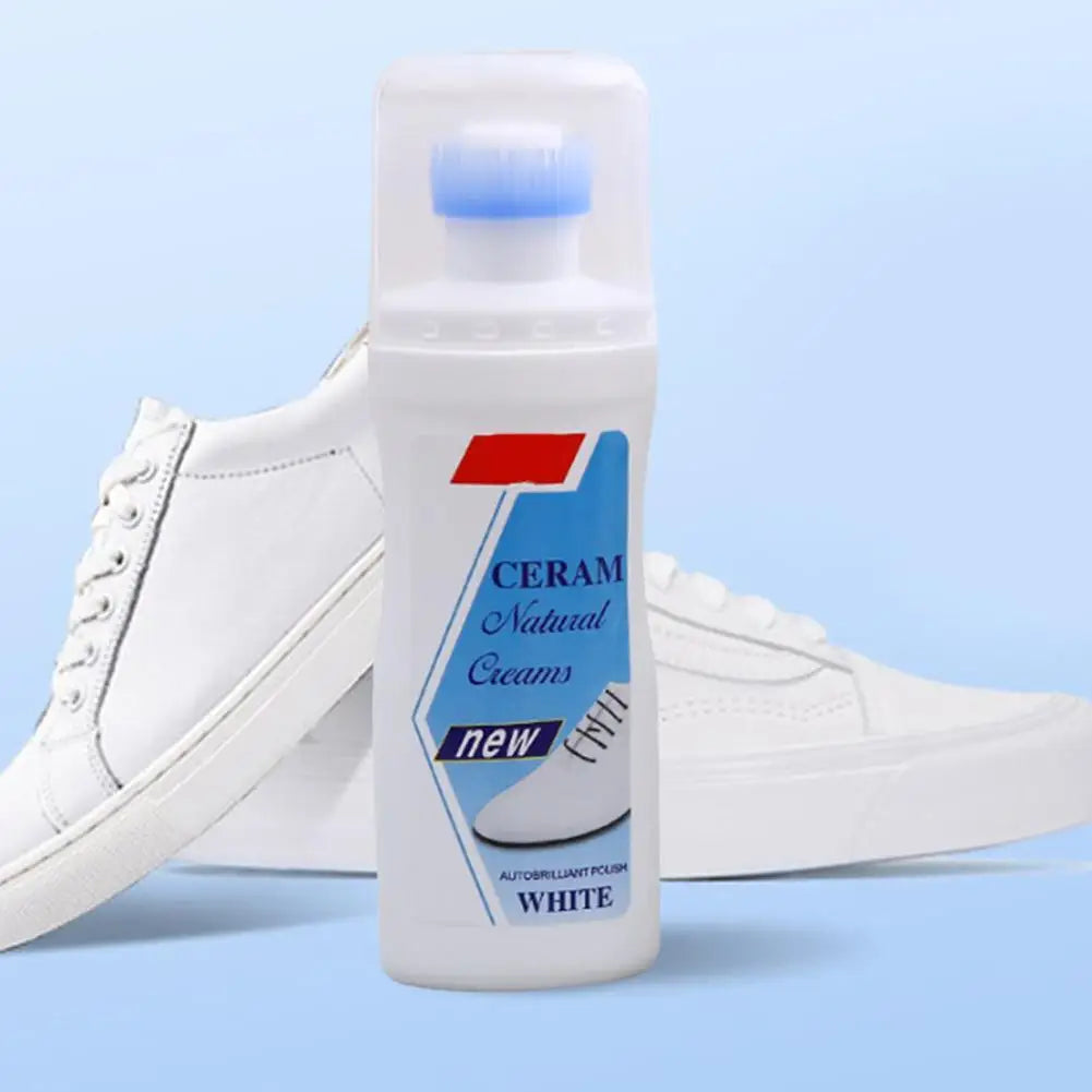 100ml White Shoe Cleaner Shoe Brightening And Stain Cleaning Stain Free And Whitening Removal Agent White Remover Wipe Wash I6L5