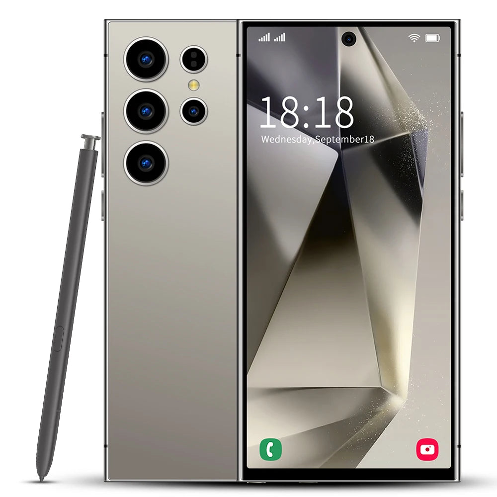 2025New S26 Ultra Original Smartphone 5G Dual SIM Android14 Phone Snapdragon 8th Generation 3 Memory Phone Facial Unlock
