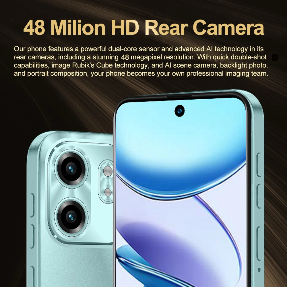 FUFFI Note 15 Pro Smartphone Cellphone Android 14 6.56 inch Screen,12+512GB 24+48MP Mobile phone 5800mAh Google Play Store Phone