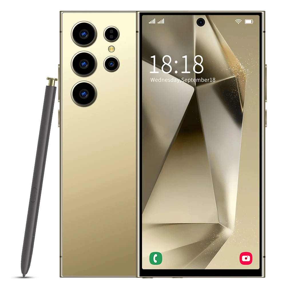 2025New S26 Ultra Original Smartphone 5G Dual SIM Android14 Phone Snapdragon 8th Generation 3 Memory Phone Facial Unlock