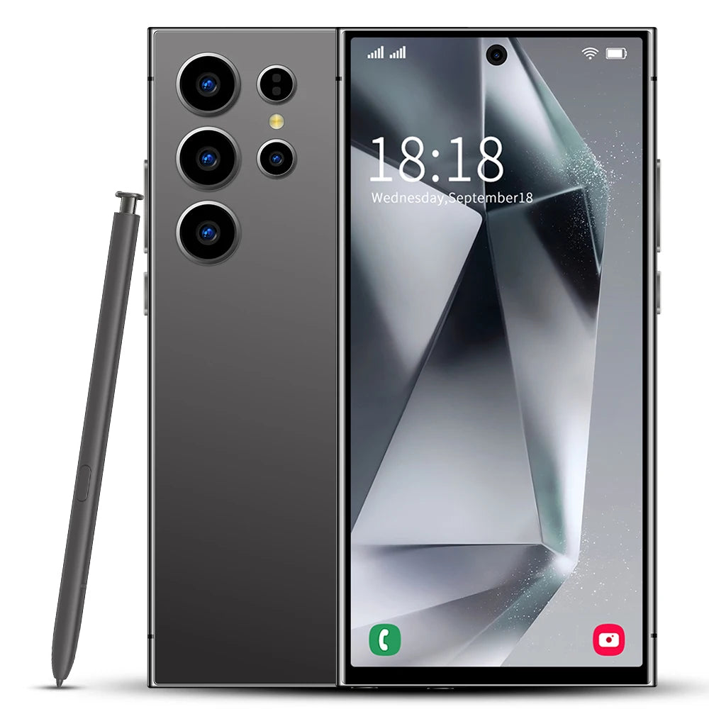 2025New S26 Ultra Original Smartphone 5G Dual SIM Android14 Phone Snapdragon 8th Generation 3 Memory Phone Facial Unlock