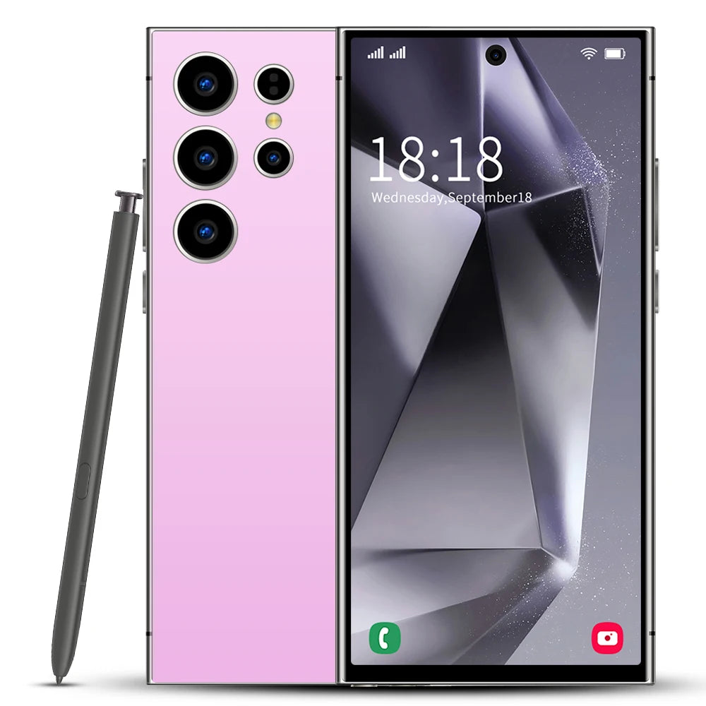 2025New S26 Ultra Original Smartphone 5G Dual SIM Android14 Phone Snapdragon 8th Generation 3 Memory Phone Facial Unlock