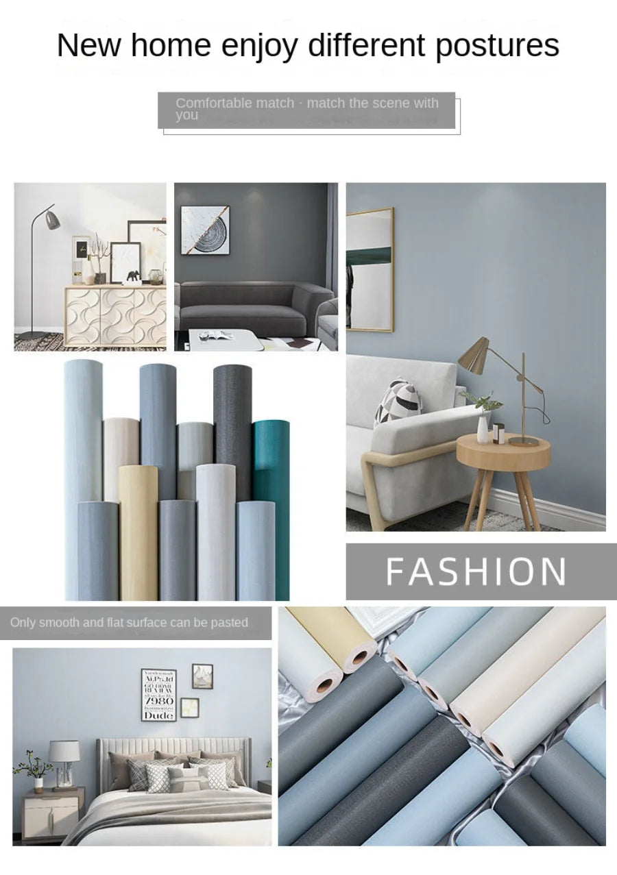 Kitchen Cabinet Self-adhesive Wallpaper Waterproof Oil-proof Thickened Desktop Door Furniture Wall Stickers Formaldehyde-free
