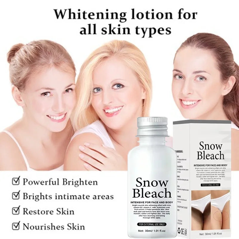 Body Whitening Cream Brighten Skin Underarm Knee Buttocks Private Parts Bleach Inner Thighs Intimate Area Remove Melanin  Care