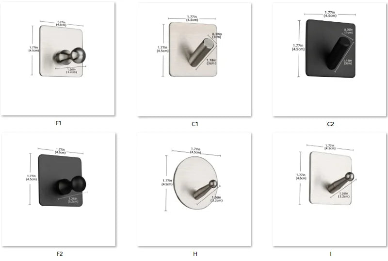 Self-adhesive Bathroom Hook Towels Rack Wall Stickers Steel Hooks For Wall Glue Adhesive Hanger Robe Shower Accessories