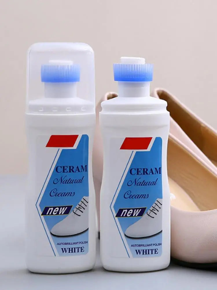 100ml White Shoe Cleaner Shoe Brightening And Stain Cleaning Stain Free And Whitening Removal Agent White Remover Wipe Wash I6L5