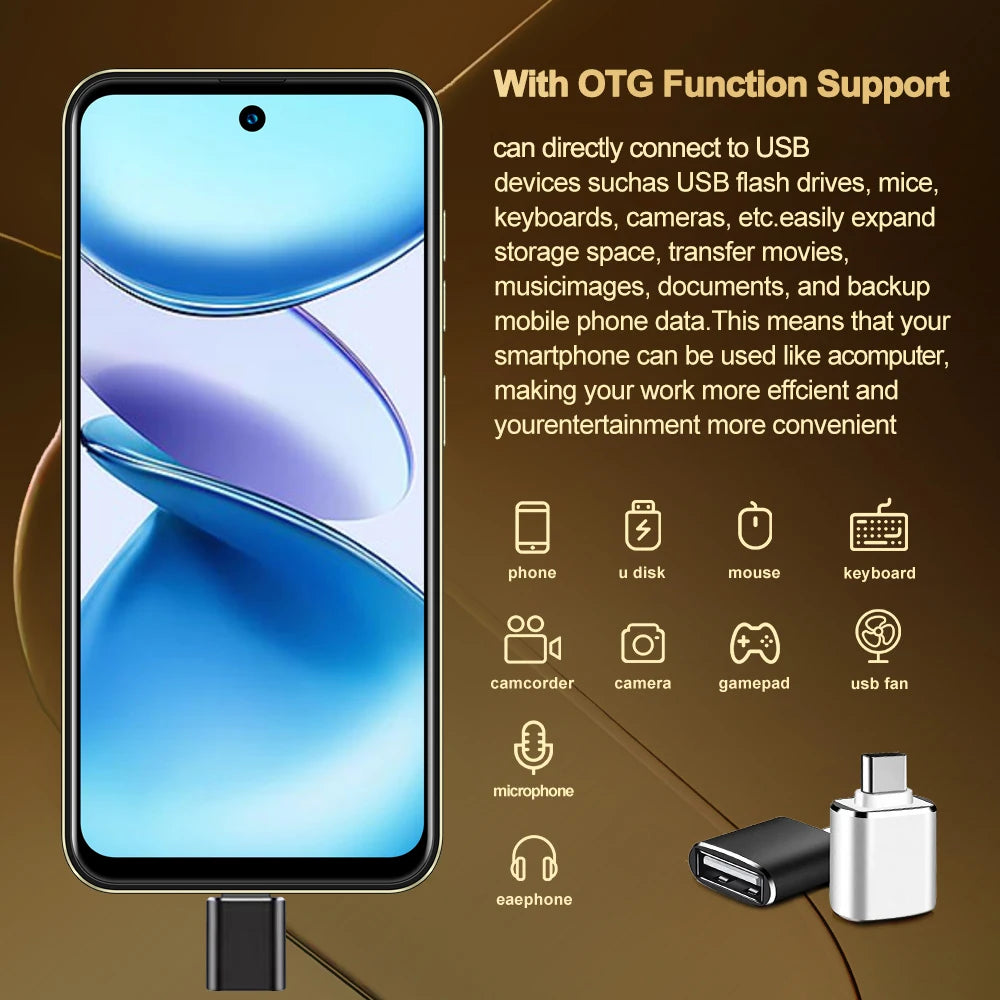 FUFFI Note 15 Pro Smartphone Cellphone Android 14 6.56 inch Screen,12+512GB 24+48MP Mobile phone 5800mAh Google Play Store Phone