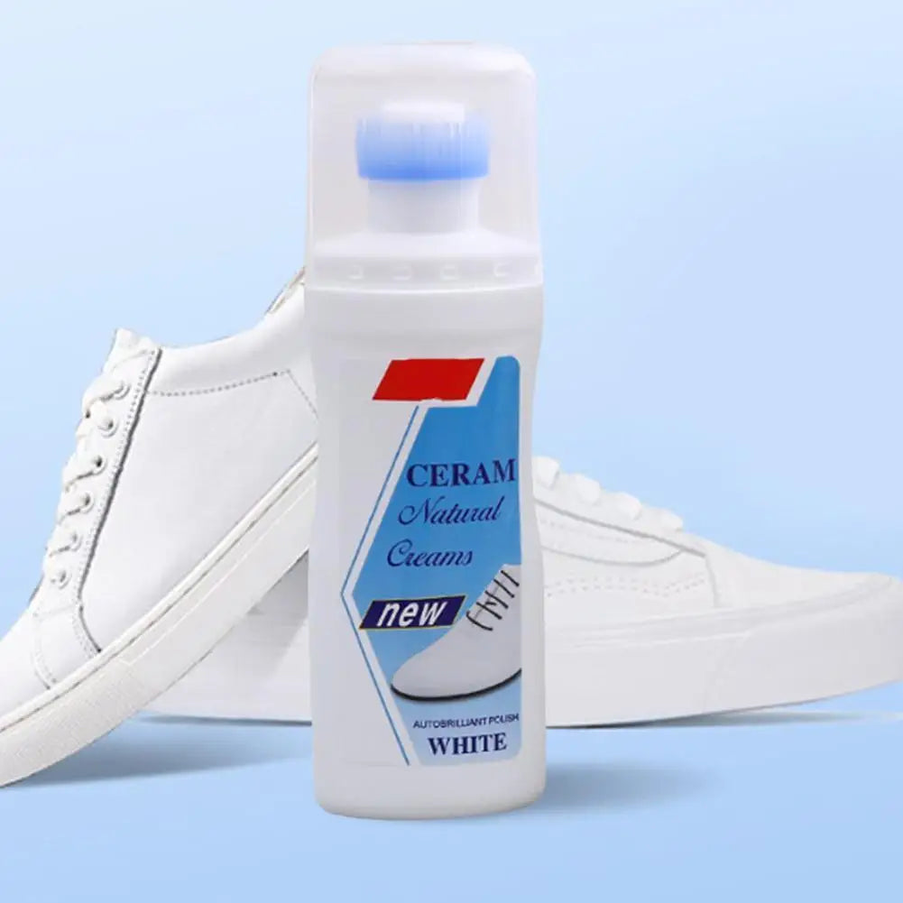 100ml White Shoe Cleaner Shoe Brightening And Stain Cleaning Stain Free And Whitening Removal Agent White Remover Wipe Wash I6L5